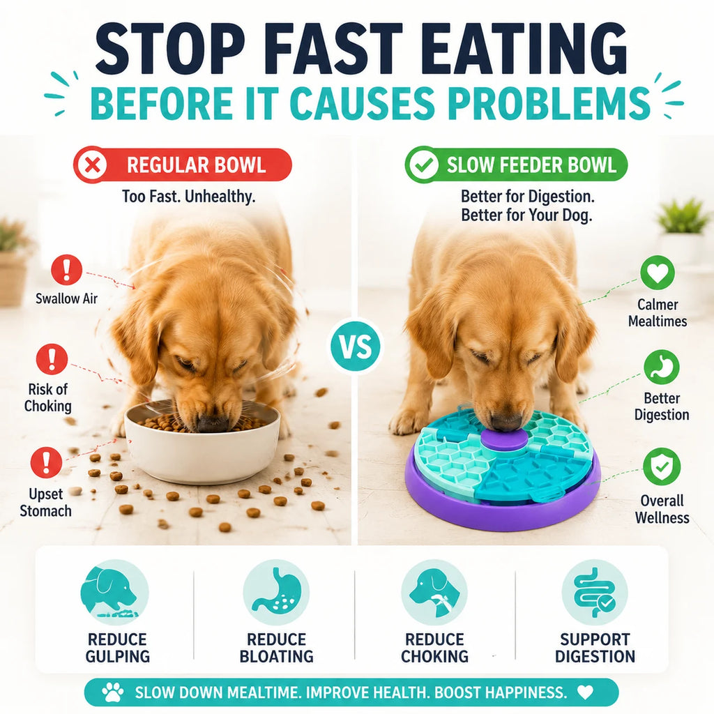 Slow Feeder Bowl for Better Digestion
