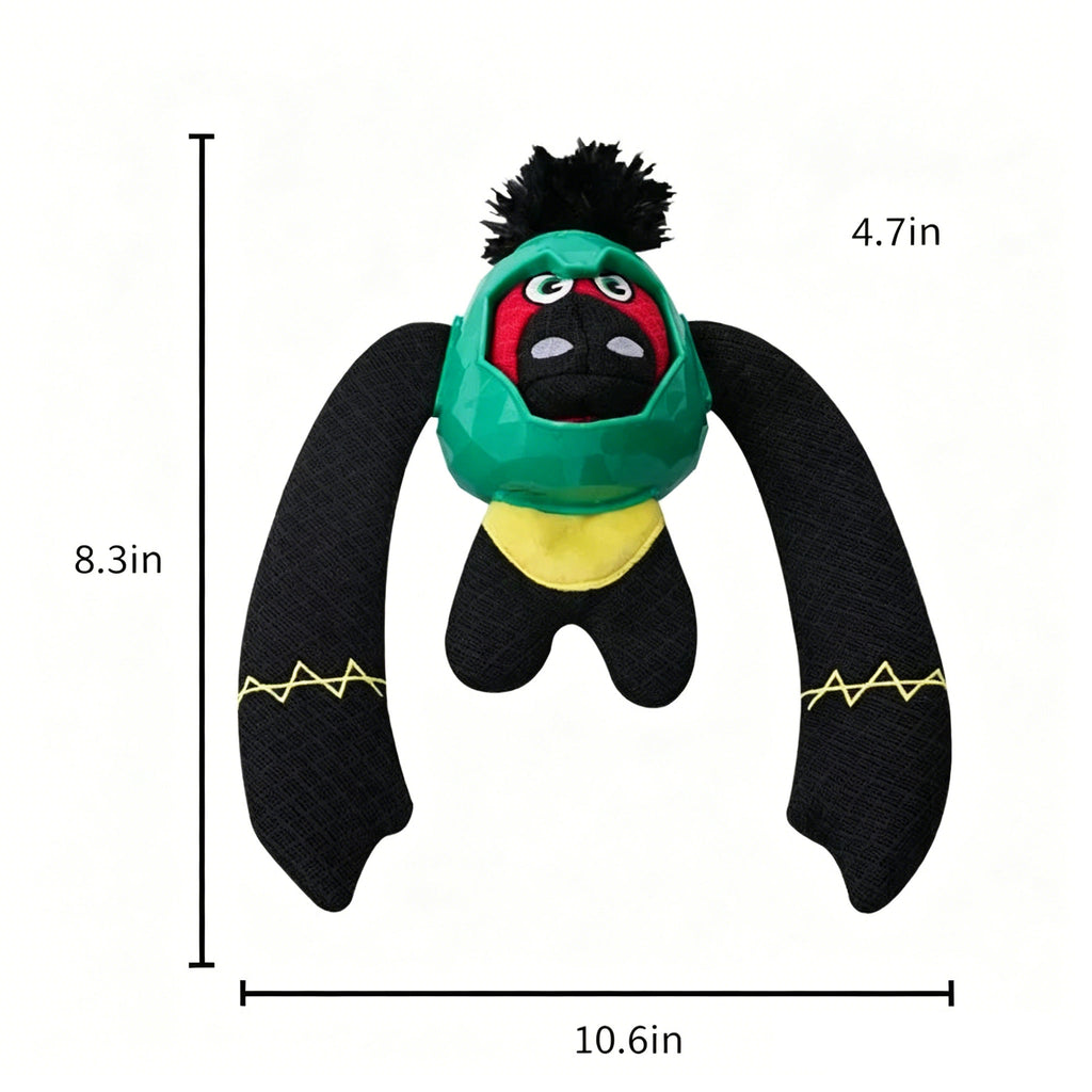 Bite Resistant Gorilla Toy with Fun Crinkle Sounds