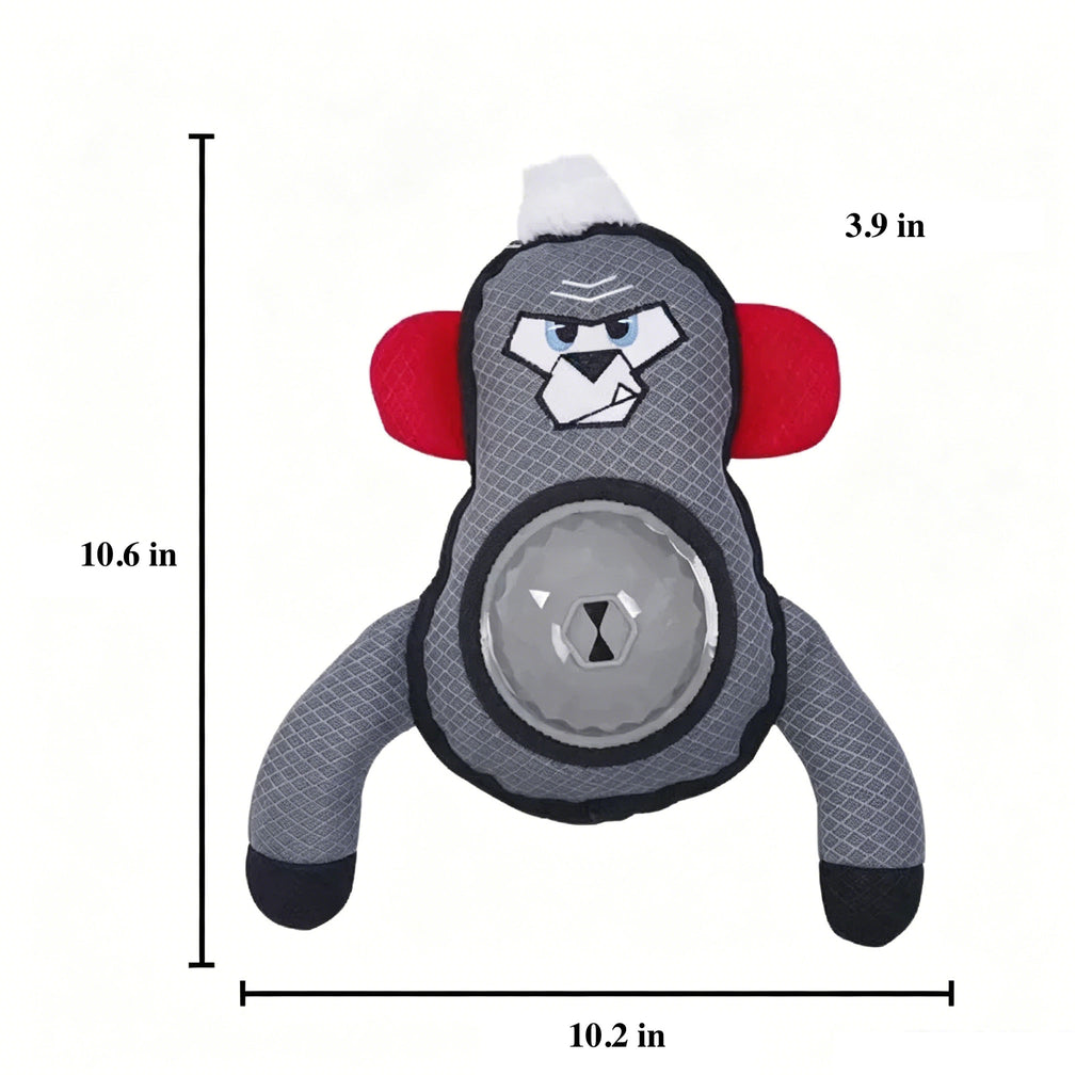 Bite Resistant Gorilla Toy with Fun Crinkle Sounds