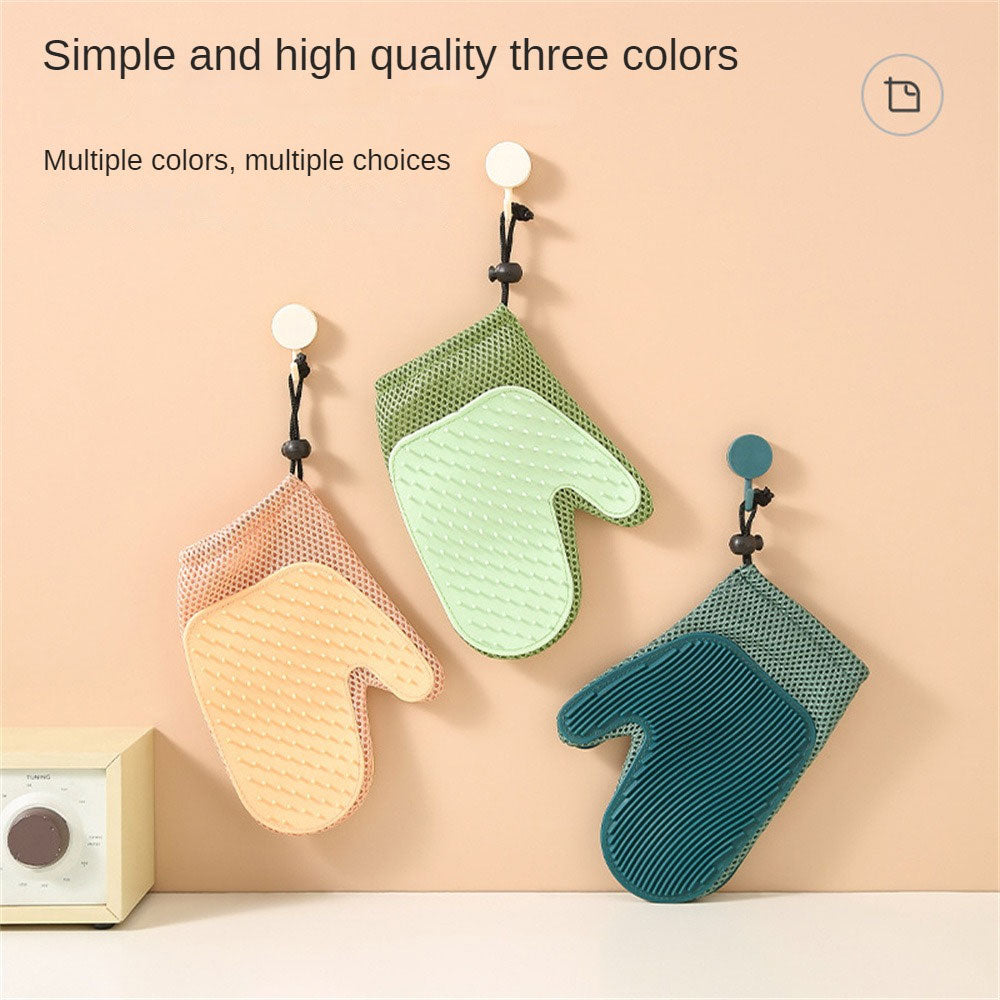 Gentle Pet Grooming Glove for Easy Fur Removal