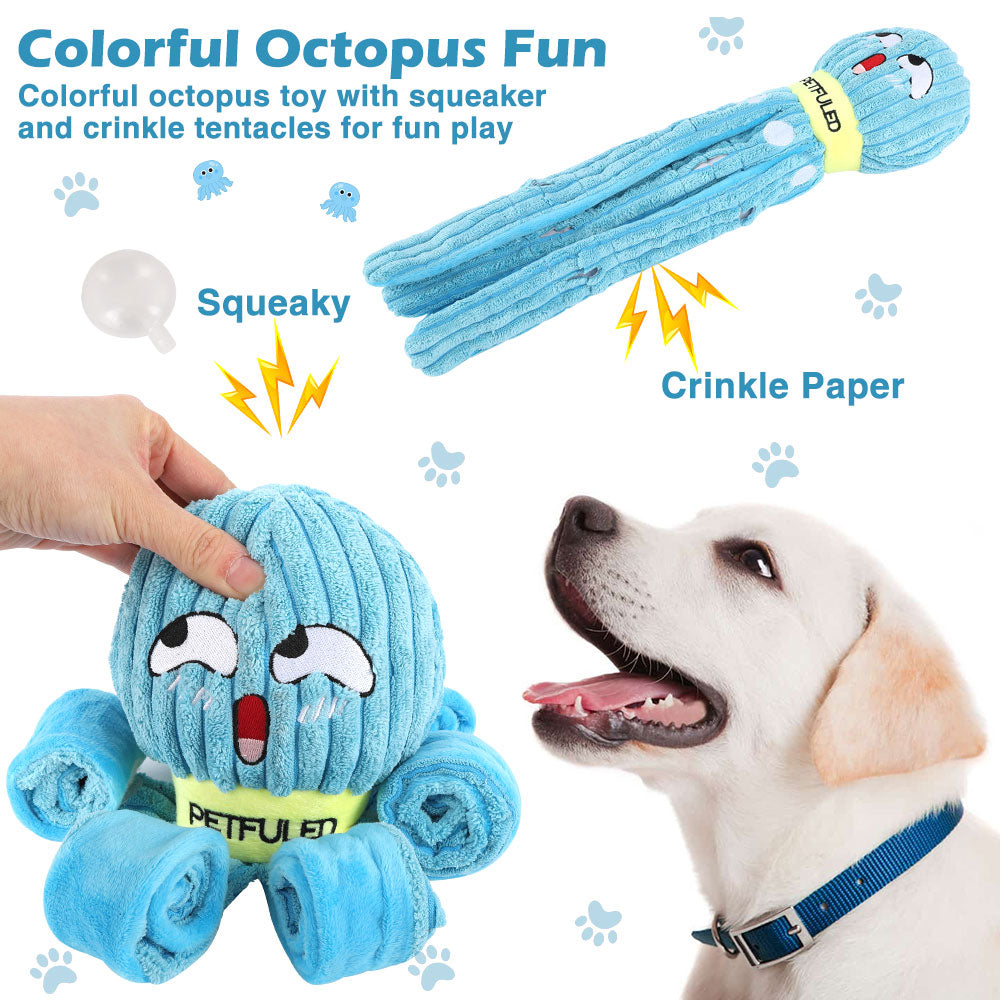 Cute Octopus Snuffle Toy for Smart Happy Dogs
